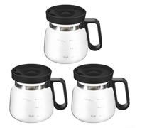 Tasse à café en verre résistant à la chaleur, 473 ml, pour couvercle de voyage et paille - Style cafetière - Grande capacité pour boissons chaudes ou glacées (3)