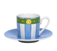 Tasse à café expresso et soucoupe Könitz Astérix (Pantalon d'Obélix)