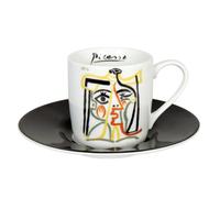 Tasse à café expresso et soucoupe Könitz, Pablo Picasso (Jacqueline au Chapeau)