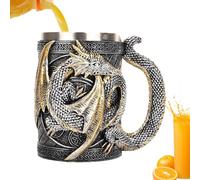 Tasse à café gothique Dragon Bière 753 g | Médiéval pour les amateurs de dragons, les collectionneurs, les fêtes, la décoration de fête à thème