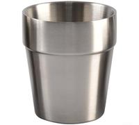 Tasse à café isotherme en acier inoxydable avec couvercle à bouton-poussoir pour voyage - Gobelet scellé sous vide pour garder les boissons chaudes et froides - Idéal pour les trajets quotidiens, le