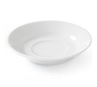 Tasse à café OPTIMA et soucoupe, porcelaine blanche, diamètre 90 mm, lot de 12 -