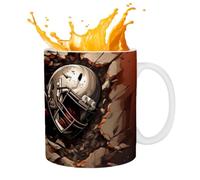 Tasse à café ovale en céramique Motif football américain | Tasse à café cool pour café, thé, lait, jus de fruits 35