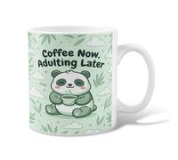 Tasse à café panda en céramique avec poignée, idéale pour les amis, la famille, les personnes âgées, les collègues, les personnes âgées, les collègues, 325 ml