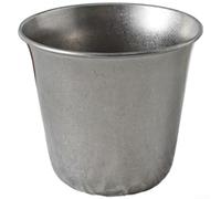 Tasse à café rétro en acier inoxydable 360 ml avec large ouverture et taille compacte pour un rangement et un transport efficaces