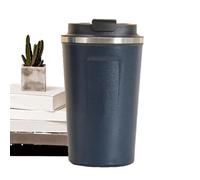 Tasse à café thermique, tasse de isolée Pichet de bouteille d'eau potable | avec couvercle pour boisson chaude ou froide Bleu 500 ml
