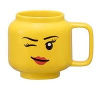 Tasse à café WINKING GIRL, 255 ml, dans carton, jaune