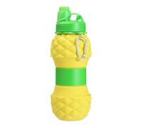 Tasse à eau pliable réutilisable en forme de fruit | Bouteille de sport rétractable avec couvercle pliable pour enfants, adultes, amis de tous âges, famille