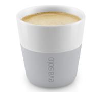 Tasse à espresso 80 ml, set de 2 pc, avec couvercle en silicone, gris clair Eva Solo
