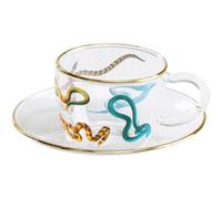 Tasse à expresso avec soucoupe TOILETPAPER SNAKES 50 ml, Seletti