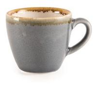 Olympia Tasse à espresso couleur océan Kiln, 85 ml (lot de 6), tasses en grès, Compatible avec les soucoupes : GP239 GP345 GP361 GP477, Peintes à la main, passent au micro ondes, GP344