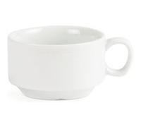 Tasse à expresso empilable blanche Olympia - Boite de 12