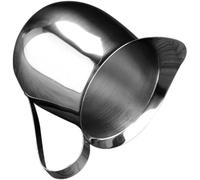 Tasse à Lait en Acier Inoxydable 240ml 7 Oz Anse | Argenté, Forme Simple, pour Cafés et Bar, Usage Café ou Eau, Style Occidental Moderne