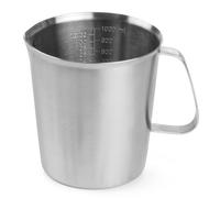 Tasse à mesurer de cuisine avec graduation en acier inoxydable 1 l - Hendi 51620