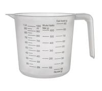 Tasse à mesurer de cuisine - ORION - 1 l - 18x12,5x12,5 cm - Plastique transparent - Graduation 200-1000 ml