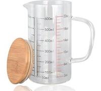 Tasse à Mesurer en Verre Borosilicaté avec Buse en V