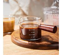 Tasse à mesurer expresso en verre borosilicaté