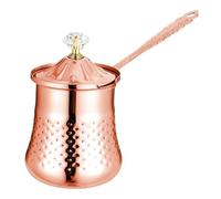 Tasse à mousser en acier inoxydable avec couvercle, bec verseur contrôlé, finition en relief, pichet de préparation de lait pour service de boissons, pichet à latte, tasse à mousser à café en acier de