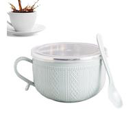 Tasse à soupe avec couvercle - Gobelet réutilisable de 750 ml | Grande tasse à soupe pour voyage, thé, Noël, café, avoine, déjeuner, nouilles, sandwich