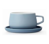 Tasse à thé avec soucoupe ELLA CLASSIC 250 ml, bleu, Viva Scandinavia