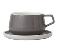 Mug Et Sous Tasse En Porcelaine - Storm - 25 Cl - Viva Scandinavia