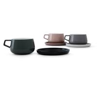Tasse à thé avec soucoupe ELLA CLASSIC 250 ml, vert, Viva Scandinavia