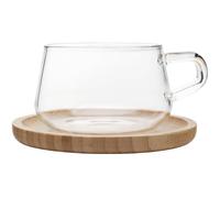 Mug Et Sous Tasse En Bambou - 30 Cl - Viva Scandinavia