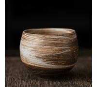 Tasse à thé en grès, tasse maître japonaise de style ancien, tasse à café matcha faite à la main japonaise pour la maison, ensemble de thé Kung Fu, tasse à café matcha (style A)