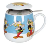 Tasse à thé en porcelaine avec filtre Könitz Astérix et Obélix (Potion magique)