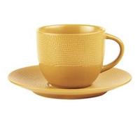 Table Passion Tasse à thé Vésuvio 22 cl grès Jaune safran