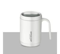 Tasse à Thé Isolée en Acier Inoxydable avec Couvercle et | Double-wall Vacuum, Keeps Hot/cold For Hours, Ergonomic Grip, Rust-resistant, pour ideal For Office Travel