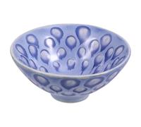 Tasse à Thé Rétro en Céramique Chinoise, Base Stable, Micro-ondes | Texture Naturelle, Beau Motif Imprimé, pour Feuilles de Thé et Infusions, Maison de Thé ou Salle de Pause