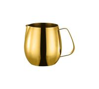 Tasse à vapeur de lait de capacité avec poignée ergonomique Pichet à mousse en acier inoxydable avec marques de mesure Pichet mousseur à café avec poignée ergonomique