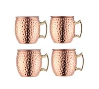 Tasse à Vin et Cocktail 530 Ml, Tasse Mule en Cuivre Martelé Épais, Tasse à Bière, Outils de Bar à Café