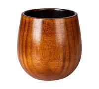 Tasse à whisky en bois - Vase à bourbon classique de 236,8 g sculpté, verre artisanal en bois massif, réutilisable respectueux de l'environnement | Collections de rituels de boissons