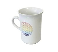 Tasse allongée pour le thé Fleur De Vie by Cbkreation