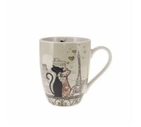 Tasse arrondie + boite Kiub Art Paris Amoureux