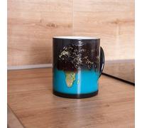 Tasse avec carte du monde - Tasse à changement de couleur jour et nuit - Mad Monkey