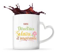 Tasse avec Poignée en Forme de Cœur Directrice Solaire Inspirante Mug