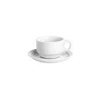 Tasse avec soucoupe Homla VIENNA White, 230 ml