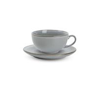 Tasse avec soucoupe Salt&Pepper Artisan Blue, 270 ml