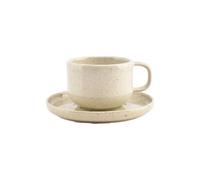 Tasse avec soucoupe Salt&Pepper Blush Vanille, 220 ml
