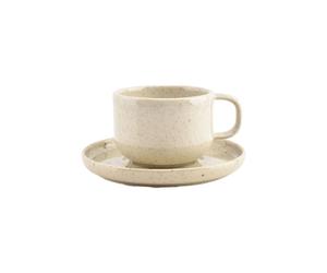 Tasse avec soucoupe Salt&Pepper Blush Vanille, 220 ml