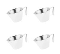 Tasse d ' de café expresso, avec tasse à mesurer graduée en acier inoxydable, épaissie, onces exquises, mesure du café, 4 pièces
