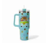 Tasse de 40 oz avec motif de dessin animé, mug isotherme, bouteille d'eau à vide isolée, mug de voyage en acier inoxydable, mug pour voiture 1200mlAcier inoxydable