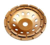 Tasse de broyage roue double rangée abrasive 230 mm en béton en béton en pierre de broyeur de polissage
