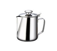 Tasse De Fleur De Café Avec Couverccle, Pot De Fleur En Acier Inoxydable À Bouche Pointue, Tasse Fantaisie De Mousse De Café Lait Thé 5 Pièces