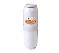 Tasse de rince-bouche portable | Tasse de rince-bouche drôle portable | Conteneur de brosse à dents peu encombrant avec 4 verres de brosse à dents de voyage