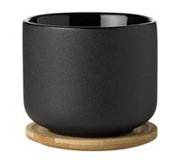 Tasse avec dessous de verre THEO 200 ml, noir, Stelton