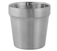 Tasse de voyage en acier inoxydable 304 à double paroi isotherme anti-fuite pour boissons chaudes et froides, 250 ml, argenté